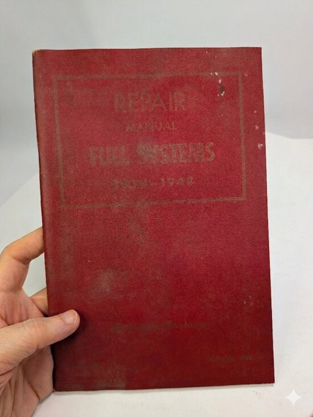 Vintage 1948 Ford Fuel Systems Repair Manual 1938-1948 | Original Form 3675-48-C